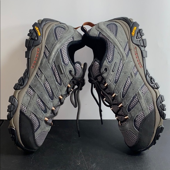 10 W MERRELL MOAB 2 WATERPROOF BELUGA HIKING BOOT - Picture 2 of 4
